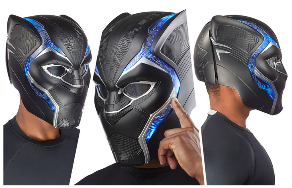 Black Panther Electronic Helmet Mask For Costume - Ckntoy